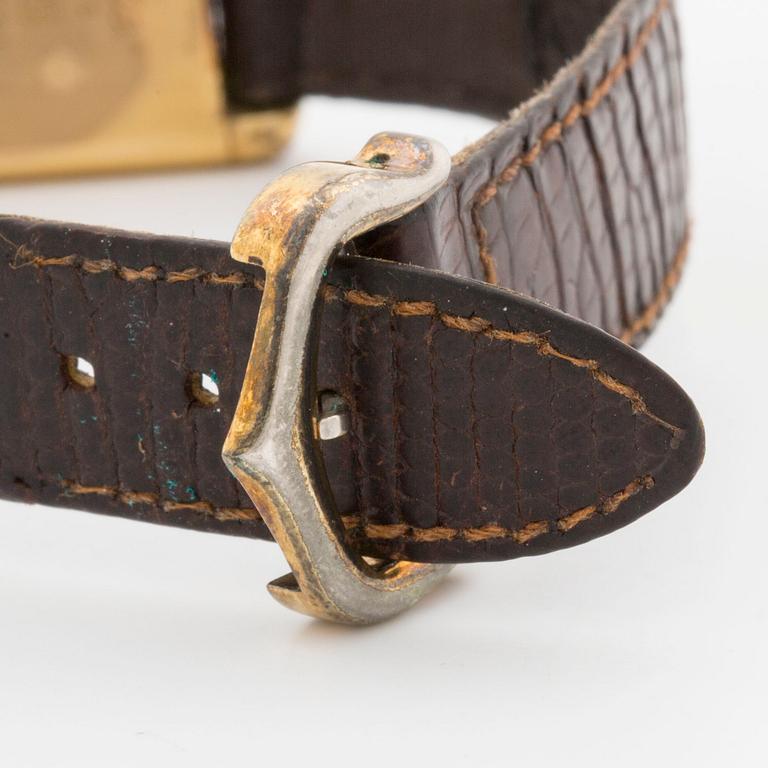 CARTIER,  must de Cartier Tank, armbandsur, 20 mm,