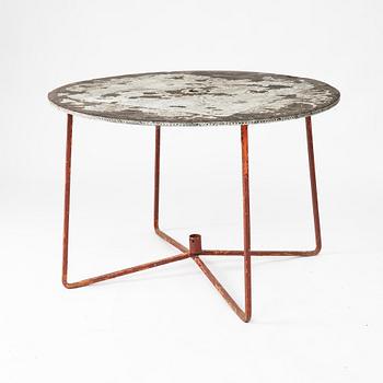 Trädgårdsstolar, sex stycken, samt bord, Brygerserien, Grythyttan, 1900-talets mitt.