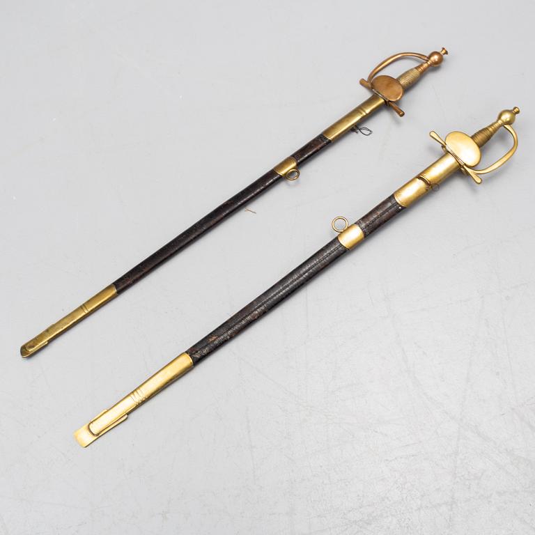 Two 19th century swords marked Solingen.