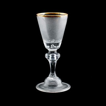 VINGLAS PÅ FOT, 1700-tal.