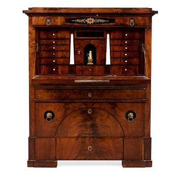 1193. A Swedish Empire 19th century secretaire.