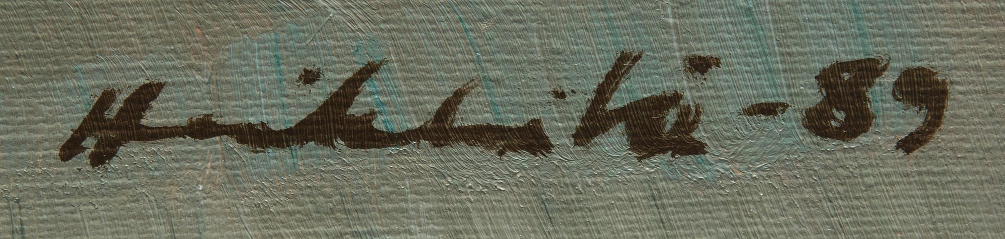 ERKKI HEIKKILÄ, öljy kankaalle, signeerattu ja päivätty -89.