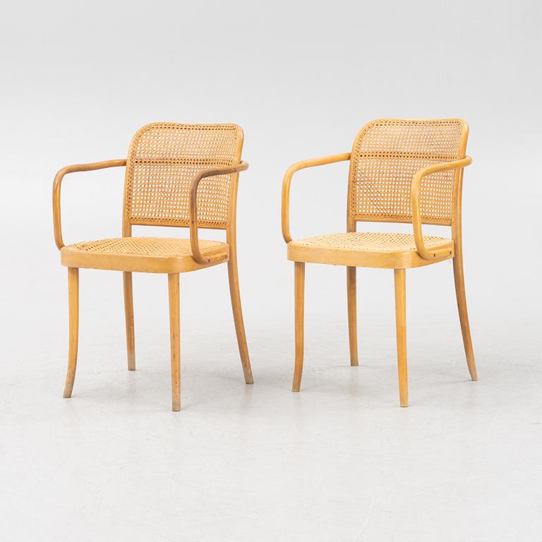 Josef Hoffman, attributed to. A set of nine mid 20th century chairs.