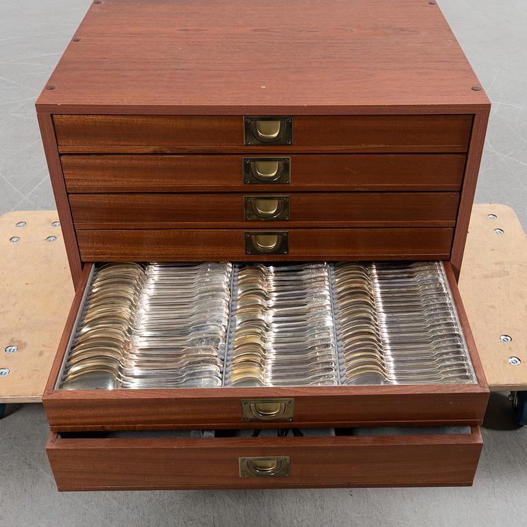 Silver cutlery, 300 pieces, silver 800, H. Walter, Germany.