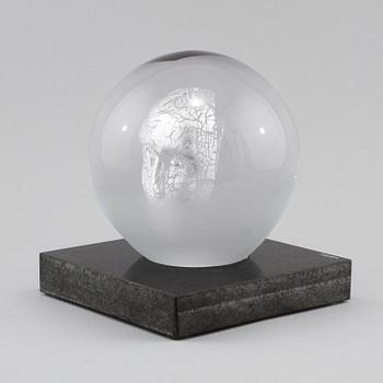 SKULPTUR, glas, Bertil Vallien, Kosta Boda, sent 1900-tal.