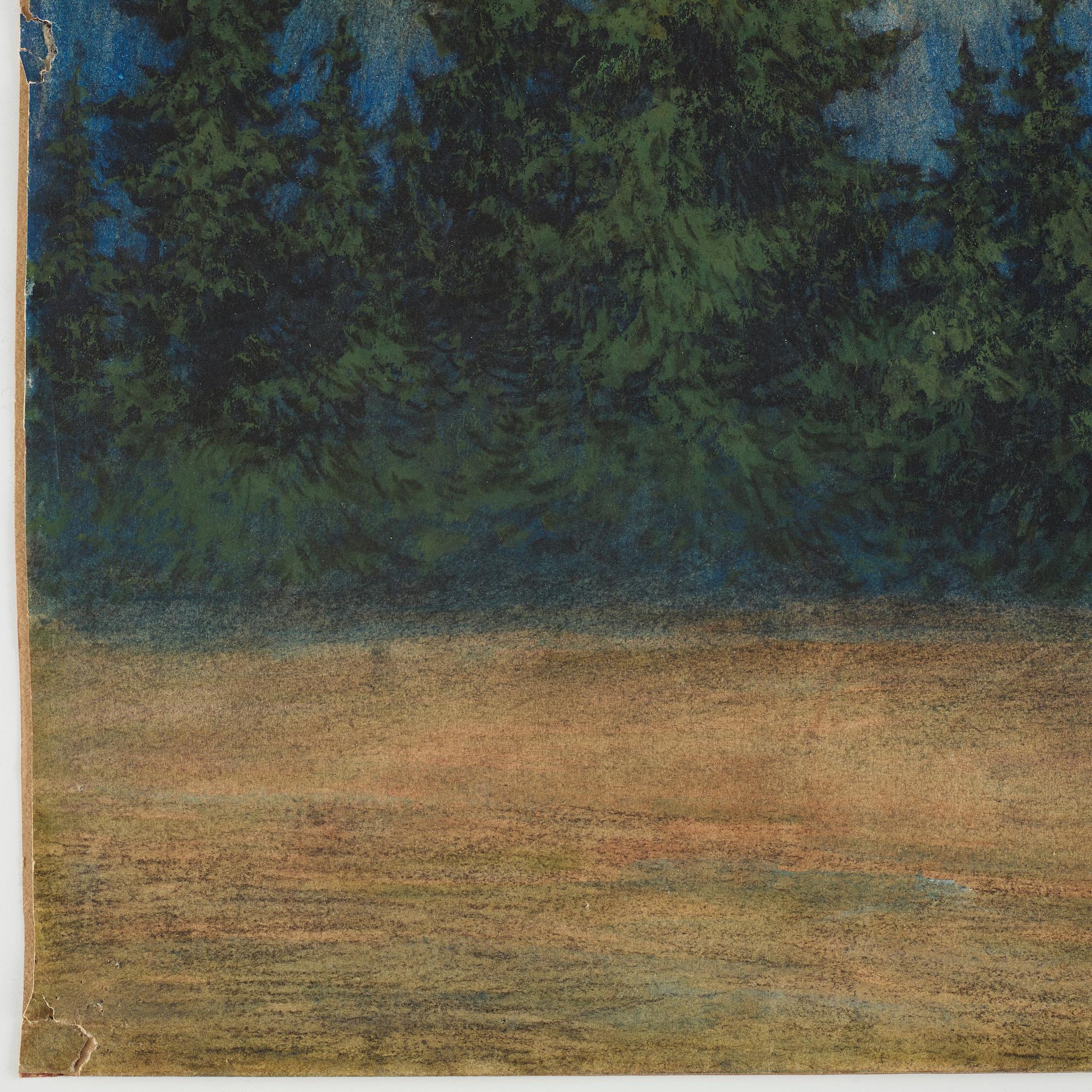 Helmer Osslund, "Från Lofsdalen", motiv från Härjedalen.