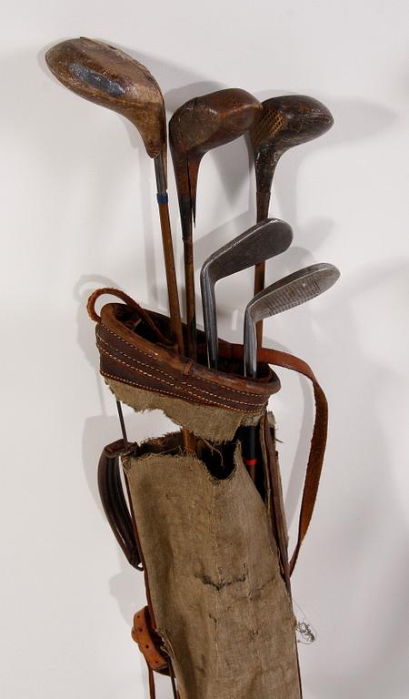 GOLFSET, 2 st, 1910/20-tal, England.