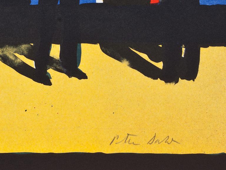 PETER DAHL, färglitografi. Signerad. Numrerad 28/320.