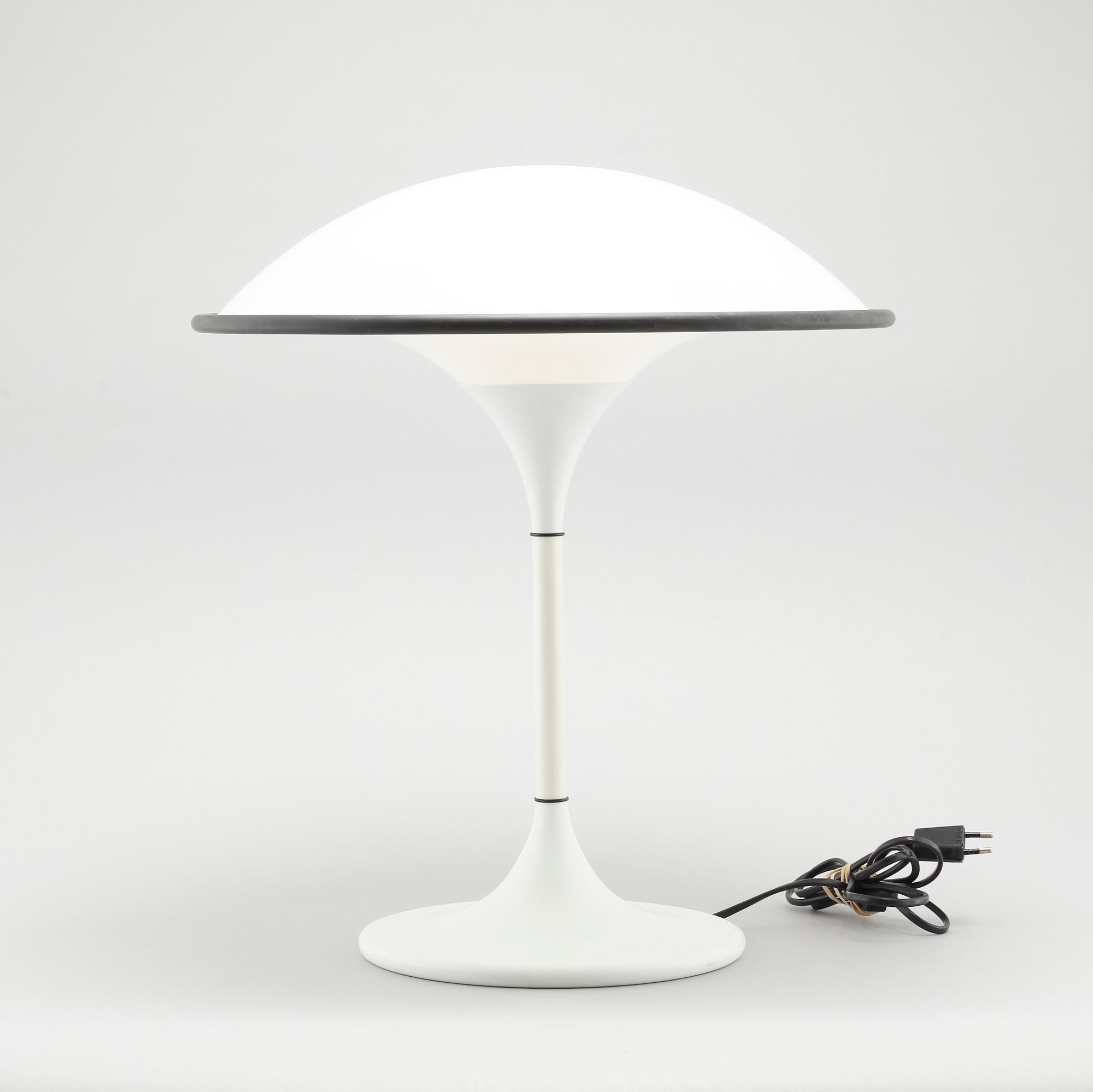 A table lamp by Preben Jacobsen for Fog & Mørup, model "Cosmos", designed in 1984.