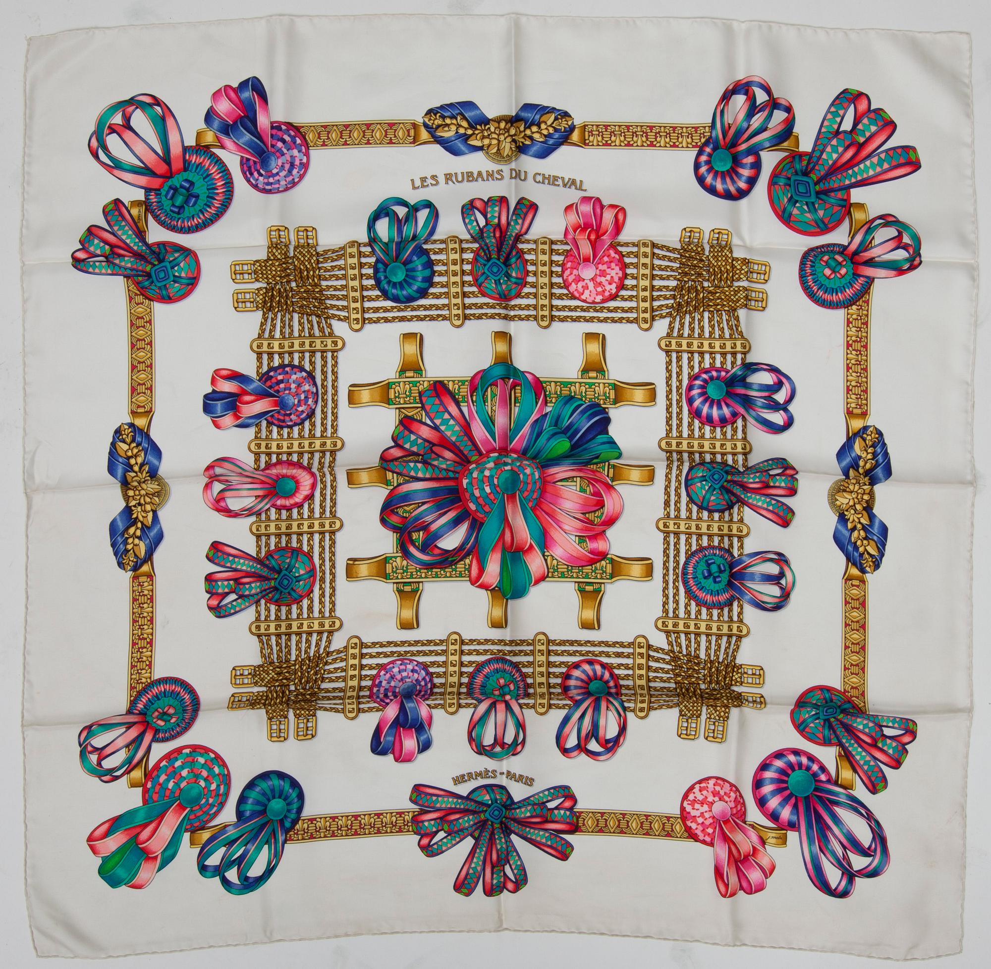 SCARF, "Les Rubans du Cheval", Hermès.