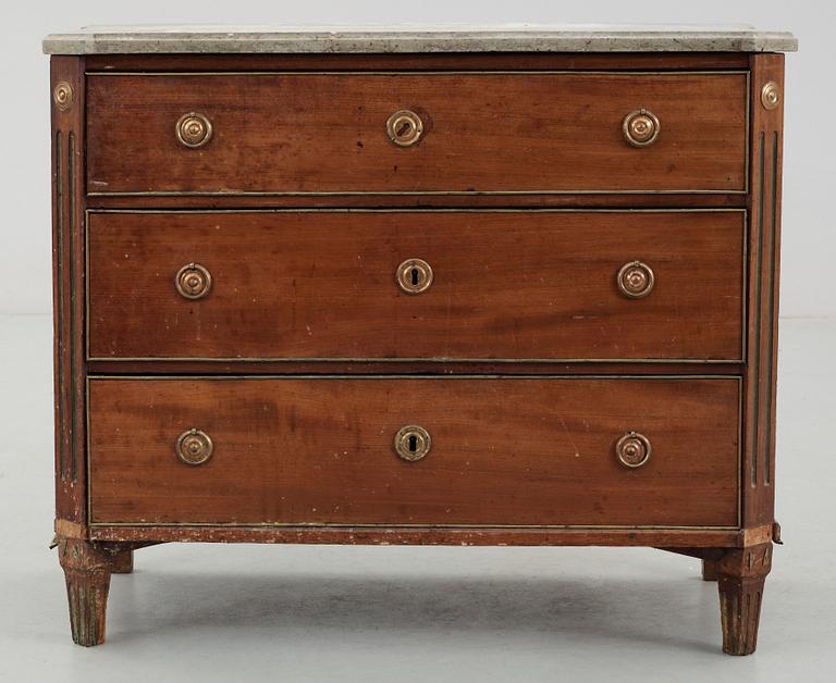 BYRÅ. Sengustaviansk, 1700-talets slut.