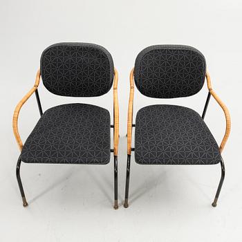 Mats Theselius, armchair, a pair, "Bamboo king", Källemo AB, Värnamo, 8/360 and 49/360.