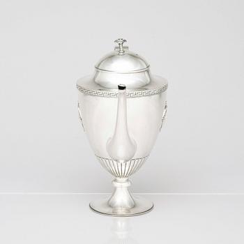 A Swedish Empire silver coffee-pot, mark of Adolf Zethelius, Stockholm 1811.