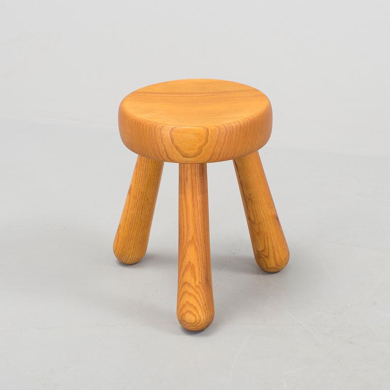 INGVAR HILDINGSSON, an oak stool from I.H. slöjd, second half of the 20th Century.