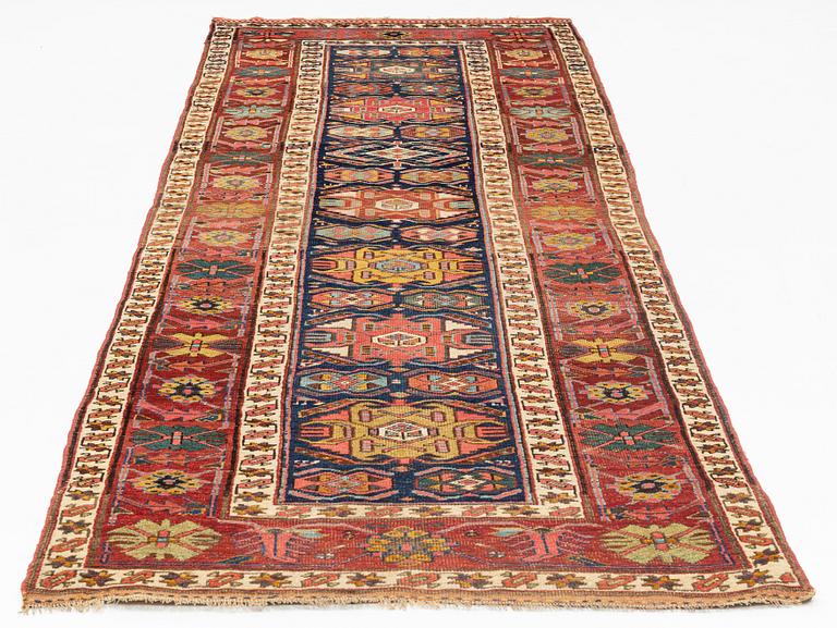 An Antique kurdish runner, Kakabero tribe, ca 356 x 112 cm.