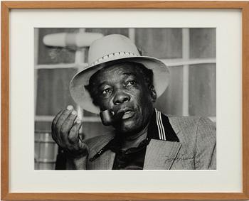 Erik Lindahl, Portrait of John Lee Hooker, 1979.