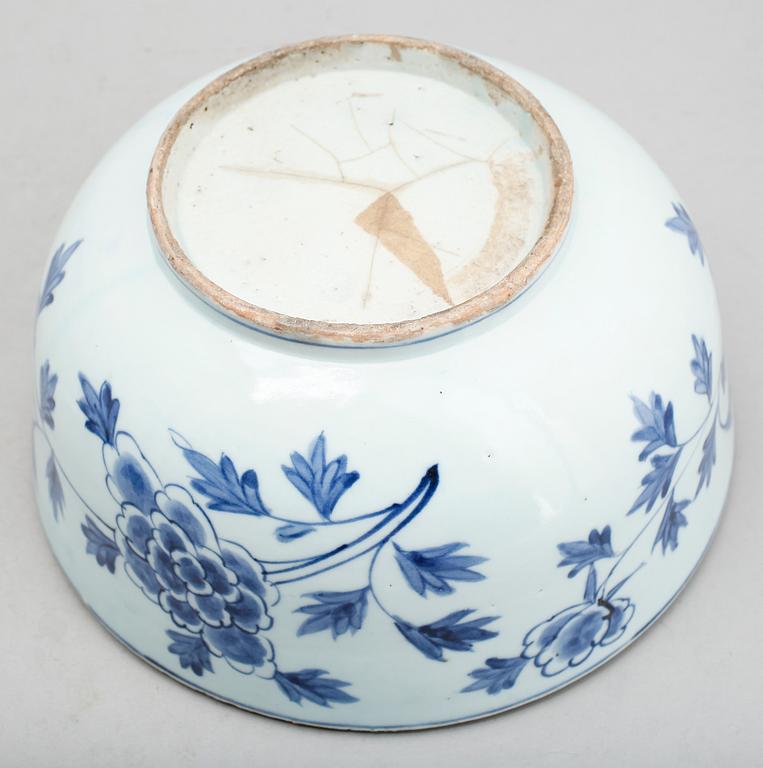 LOCKSKÅL, porslin, Kina, 1800-tal.