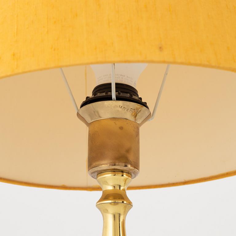 A pair of brass table lamps from NAFA, second half of the 20th Century.