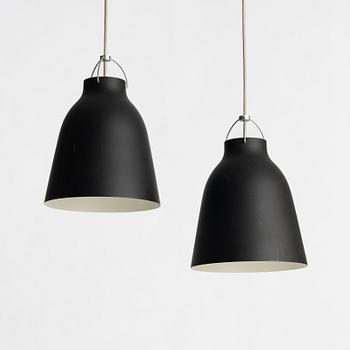 Cecilie Manz, Ceiling lamps, a pair, Caravaggio P2, Lightyears, Denmark.