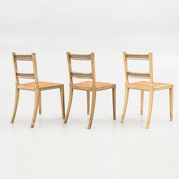 Dining chairs, 6 pcs, first half of the 19th century, England.