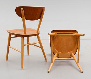 STOLAR, 5 st, sannolikt Bröderna Wigells stolfabrik AB, 1900-talets mitt.