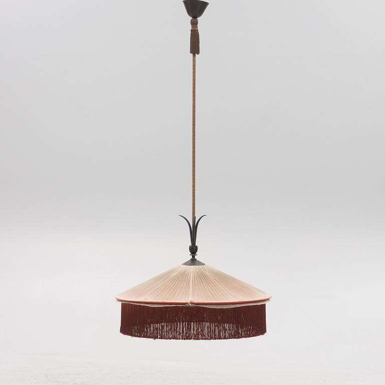 Harald Notini, a large ceiling lamp model "6452", Arvid Böhlmarks Lampfabrik, Stockholm, 1920s-30s.