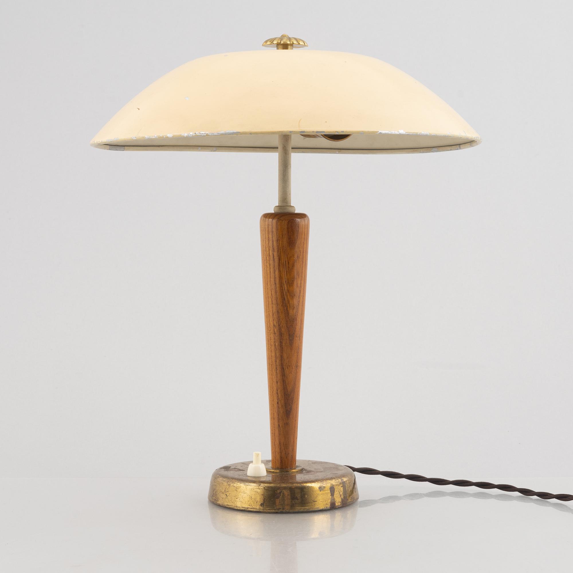 Bertil Brisborg, a table lamp model "30330", Nordiska Kompaniet, 1940s.