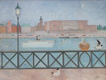 Einar Jolin, A view from Skeppsholmsbron.