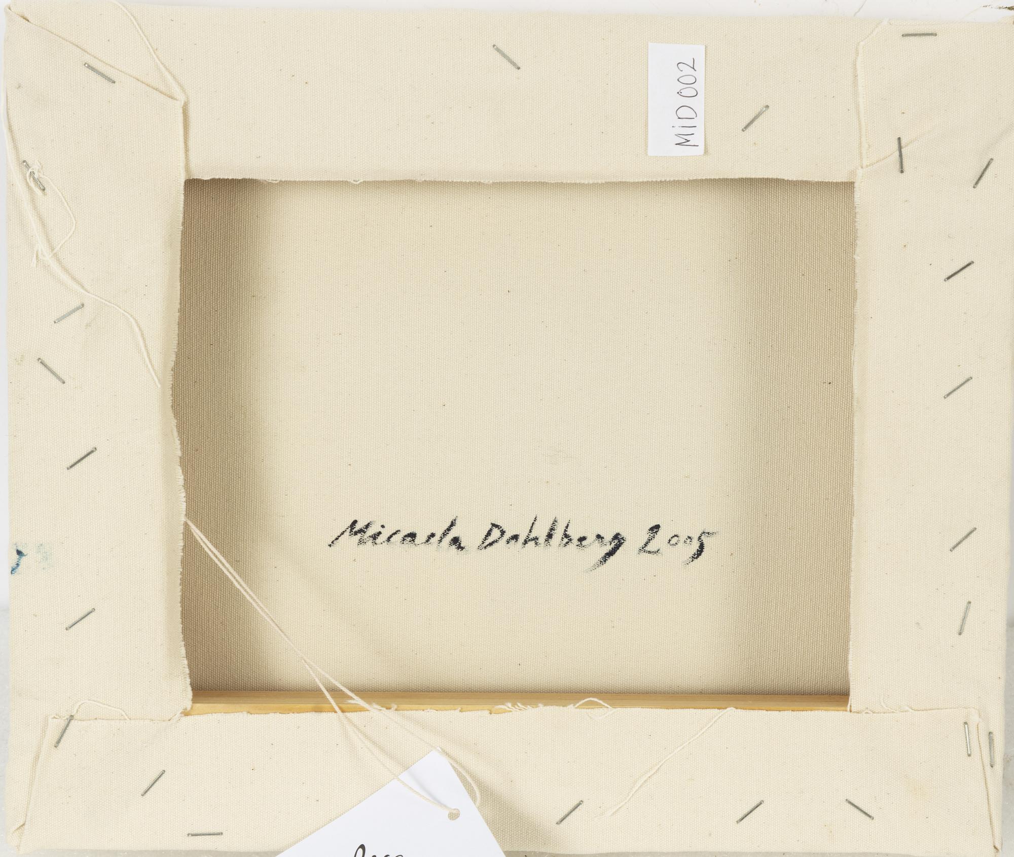 Micaela Dahlberg, Interior with a bed.