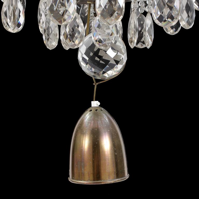 LJUSKRONA, barockstil, 1900-tal. Höjd ca 100 cm.