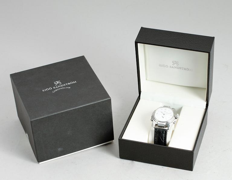 ARMBANDSUR, Sjöö Sandström, Chronolink Worldtimer UTC.