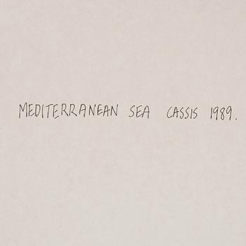 Hiroshi Sugimoto, "Mediterranean Sea Cassis 1989".