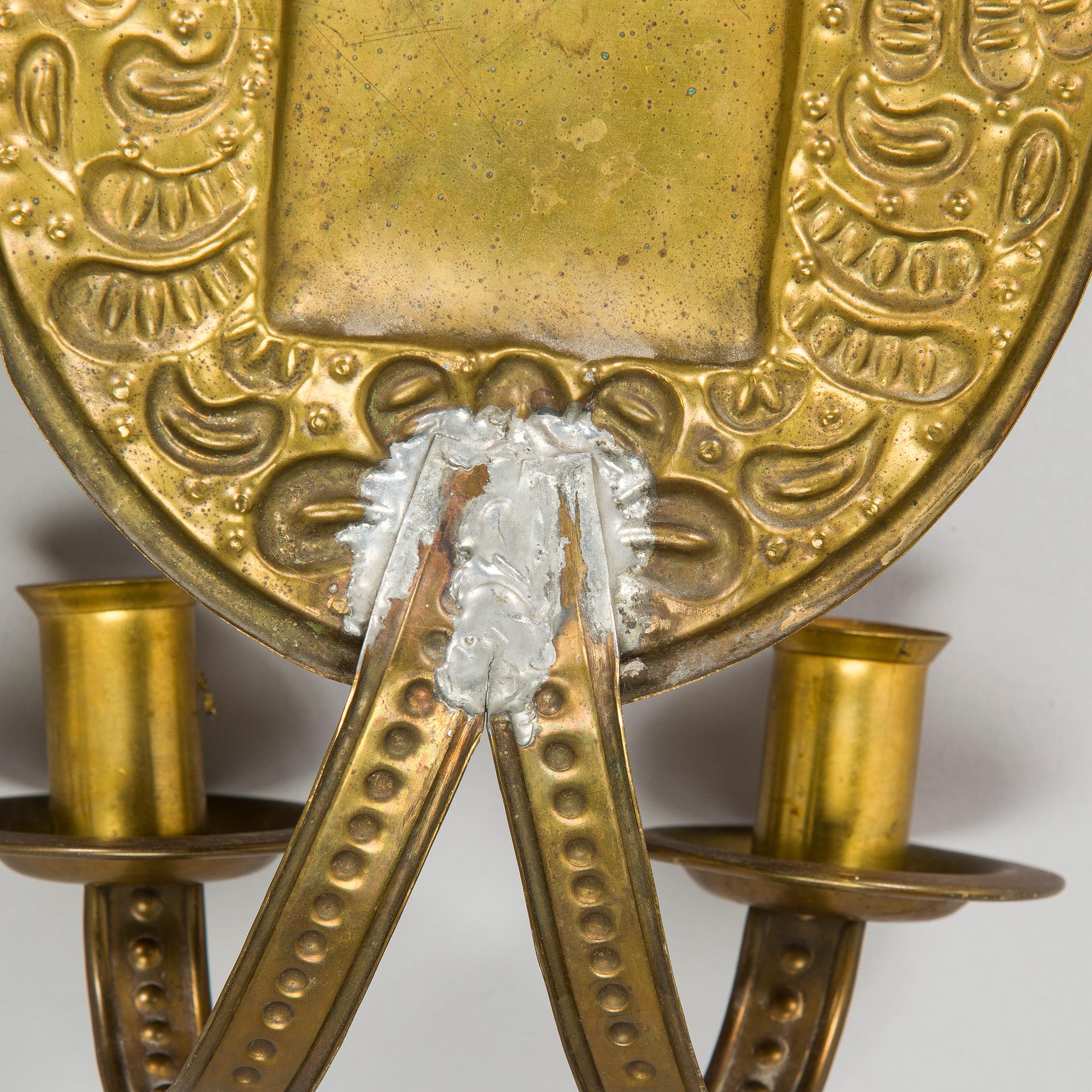 Paavo Tynell, lampettipari, malli MD 9, Taito 1930-luku.