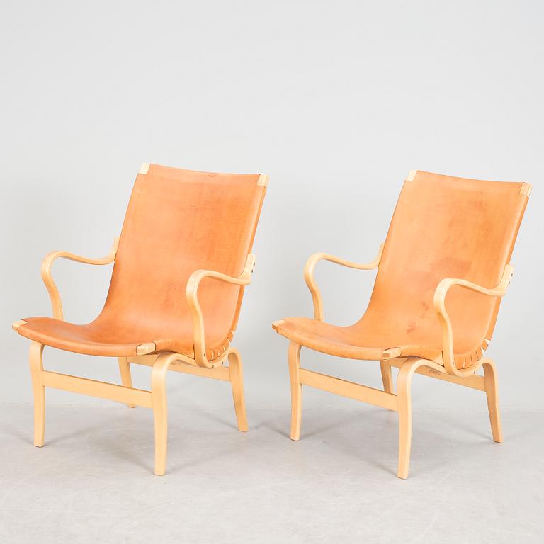 FÅTÖLJER, ett par, "Eva", Bruno Mathsson, Dux.
