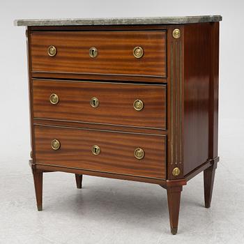 Byrå, gustaviansk stil, sent 1800-tal.