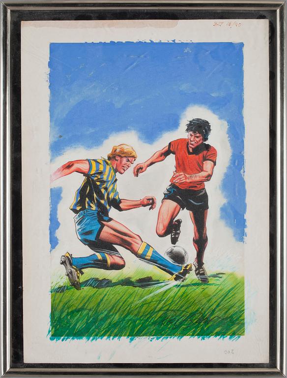 ROLF GOHS, akvarell, sign. 1990.