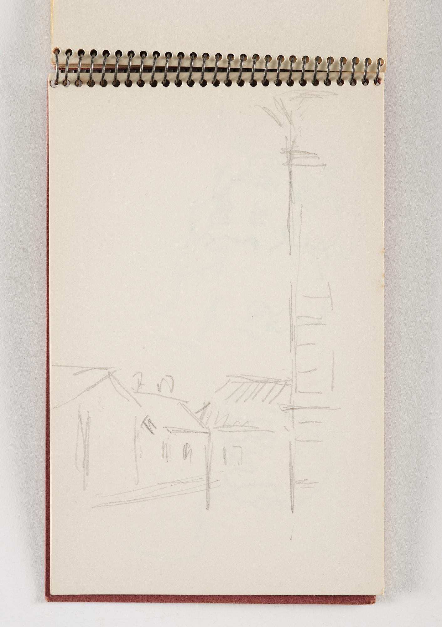 Lotte Laserstein, 10 små skissblock med teckningar.