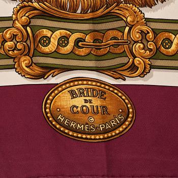 Hermès, scarf, “Bride de Cour”.