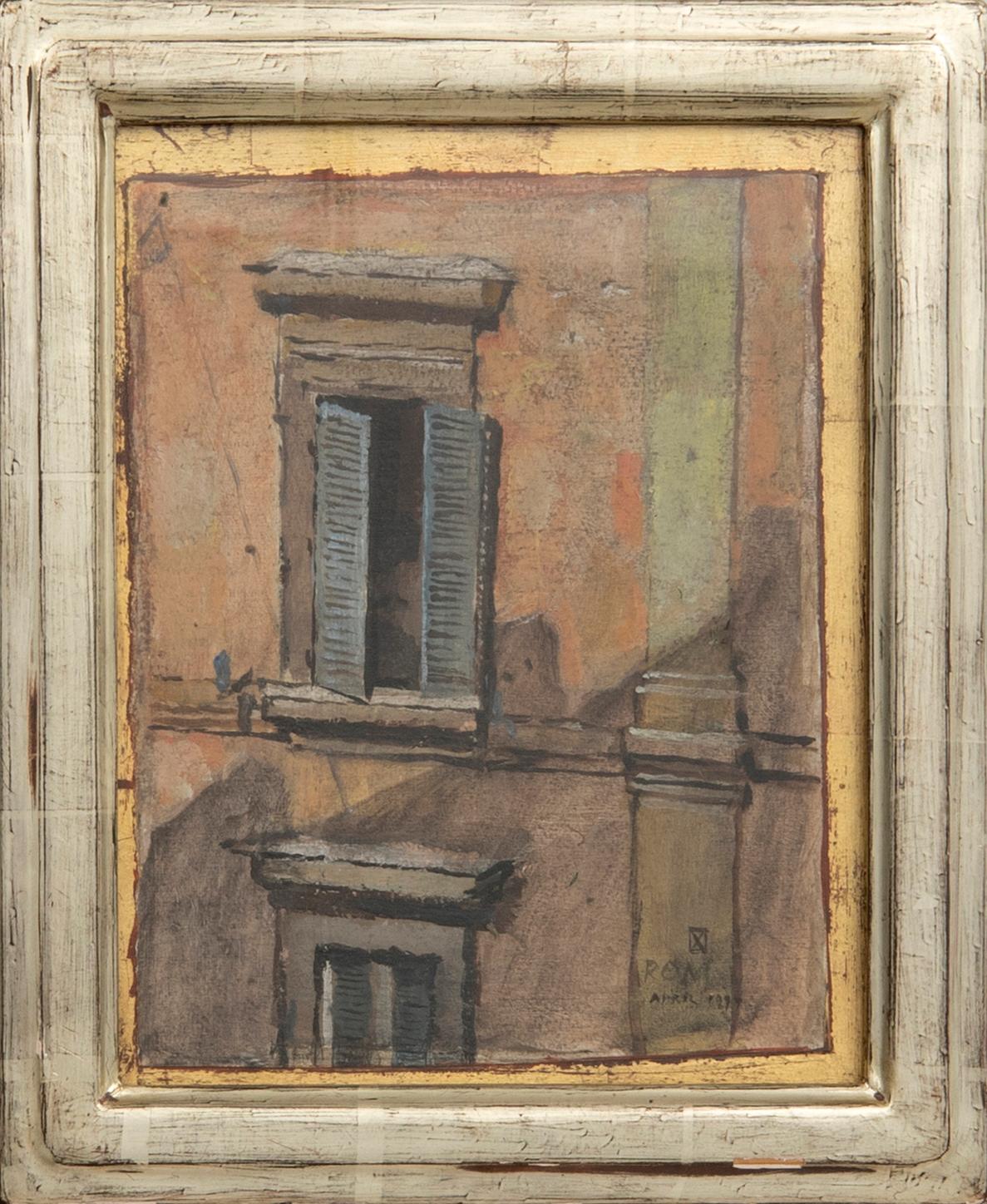 Nisse Zetterberg, "View towards the Piazza dell'Accademia di S. Luca".