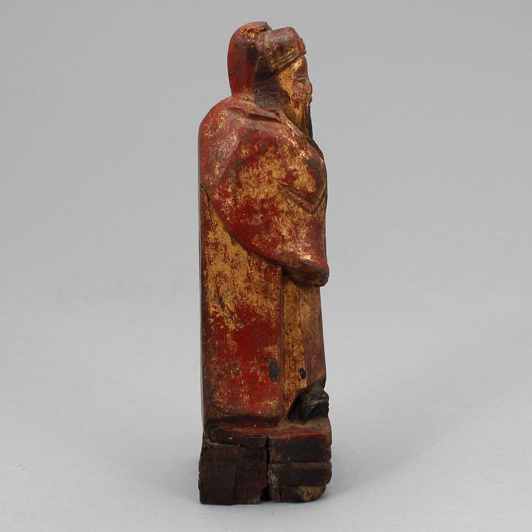FIGURIN, trä, Kina, 1800-tal.
