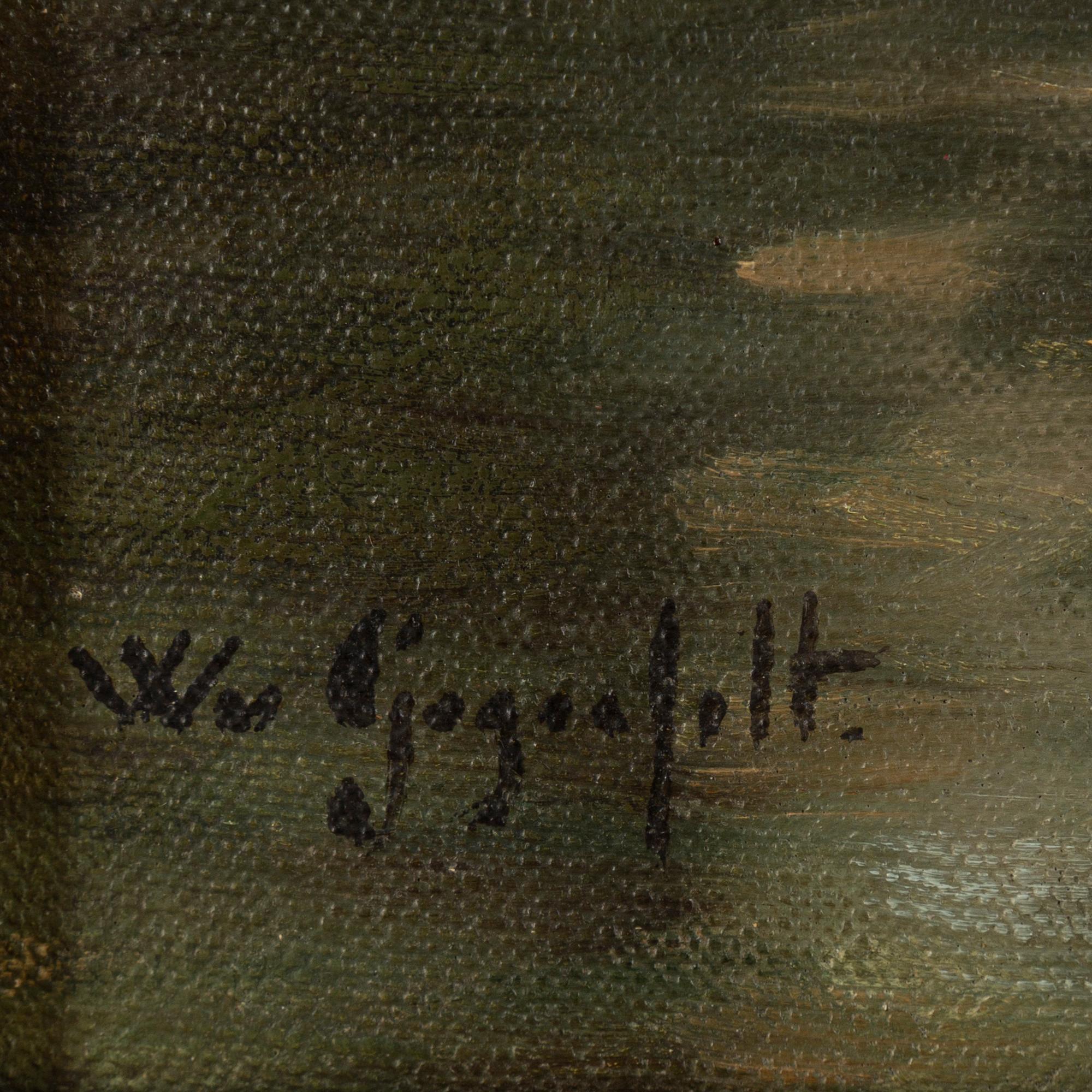 WILHELM VON GEGERFELT, oil on canvas, signed.