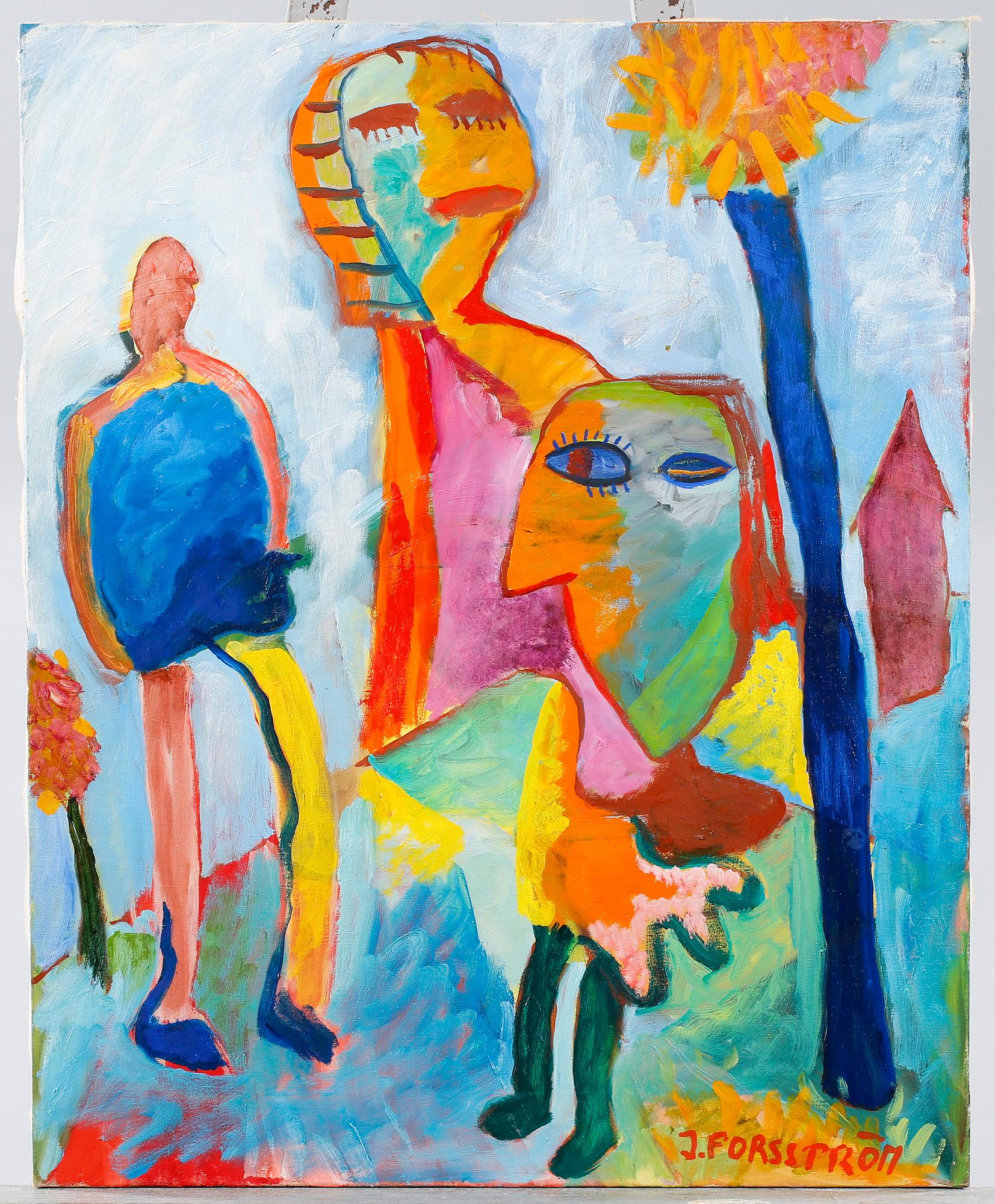 JONNY FORSSTRÖM, olja på duk, signerad J Forsström.
