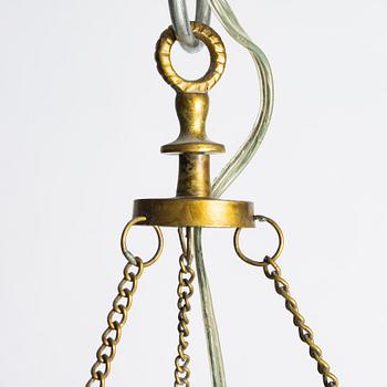 A pair of ceiling lanterns, early 20th century.