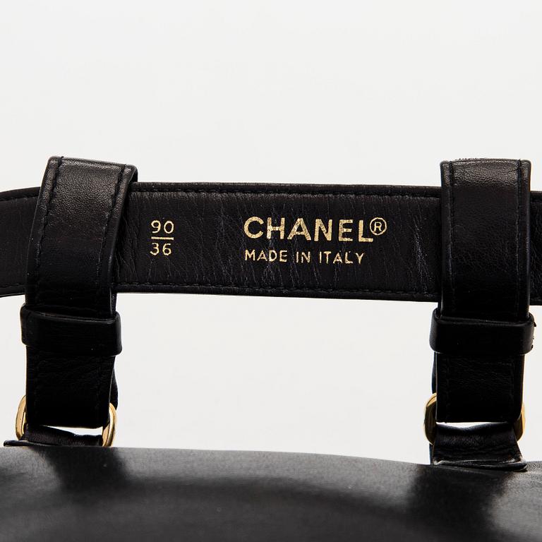 Chanel, a leather belt bag, 1989-1991.