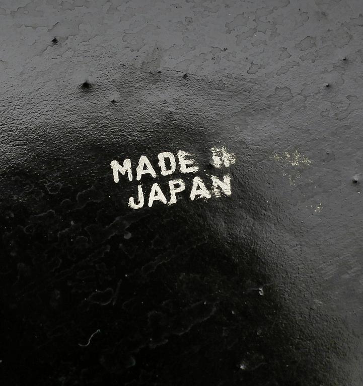 KABARET, porslin 7 delar, lackask, Japan, 1900-talets första hälft.