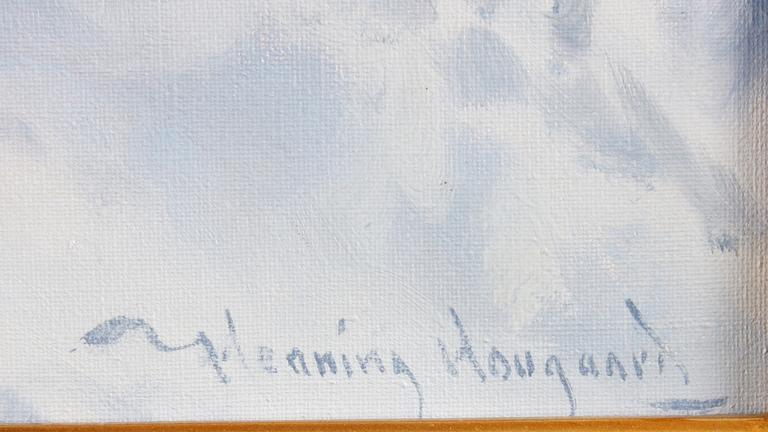 HOUGAARD, HENNING, olja på duk, sign.