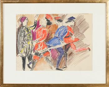 SVEN X:ET ERIXSON, blandteknik, signerad.