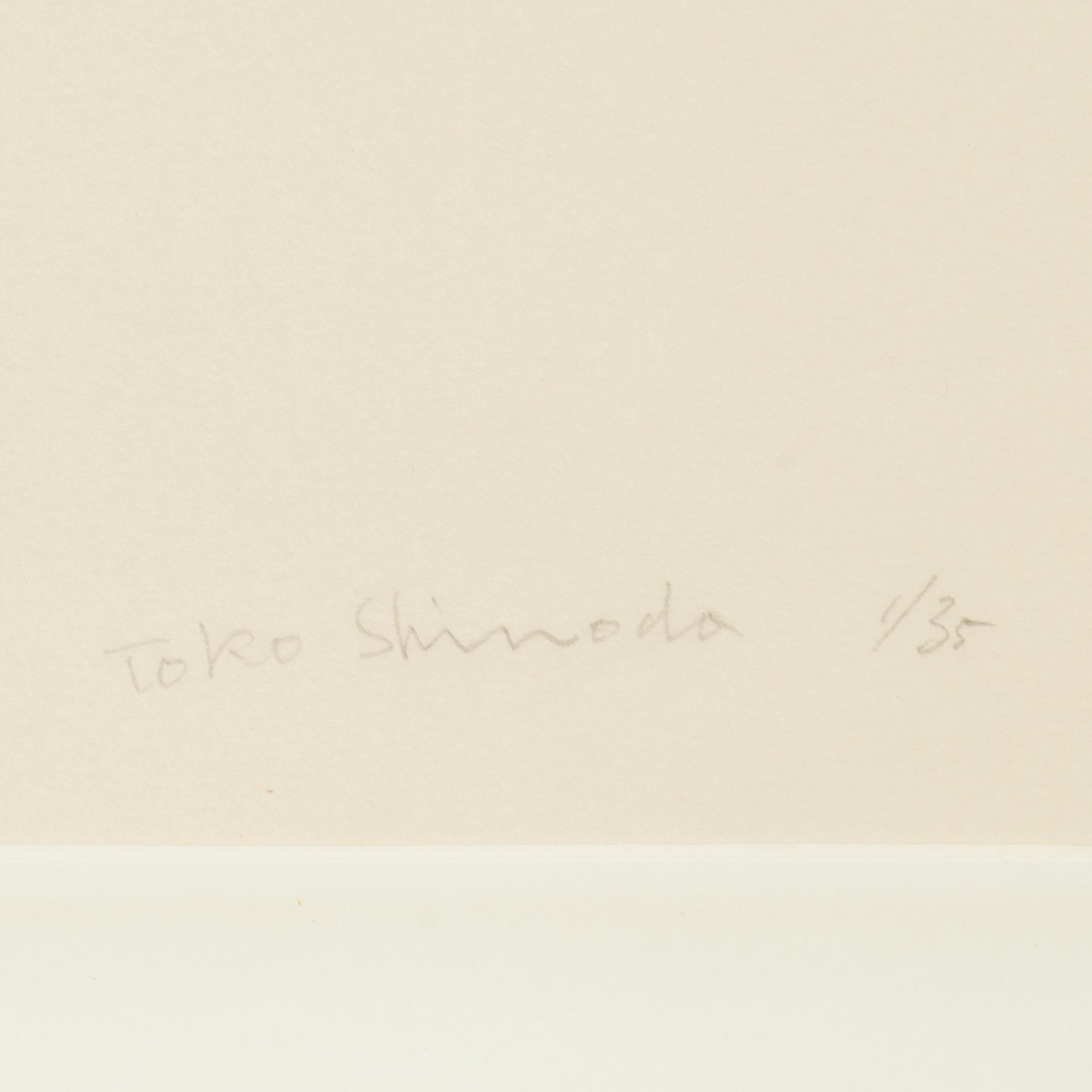 Toko Shinoda, färglitografi. Signerad och numrerad 1/35.