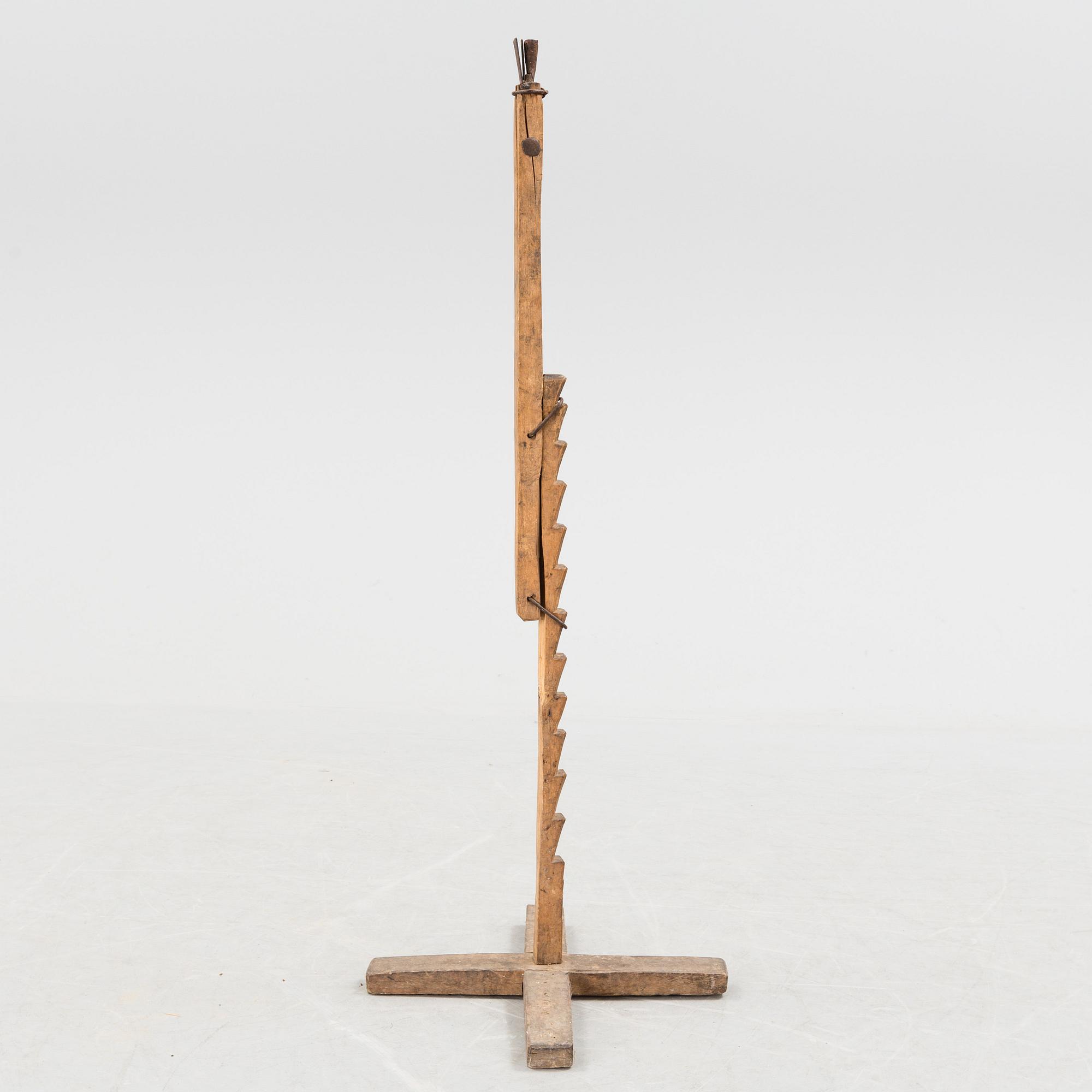 LJUSSTAKE, så kallad lysekärring, allmoge 1800-tal.