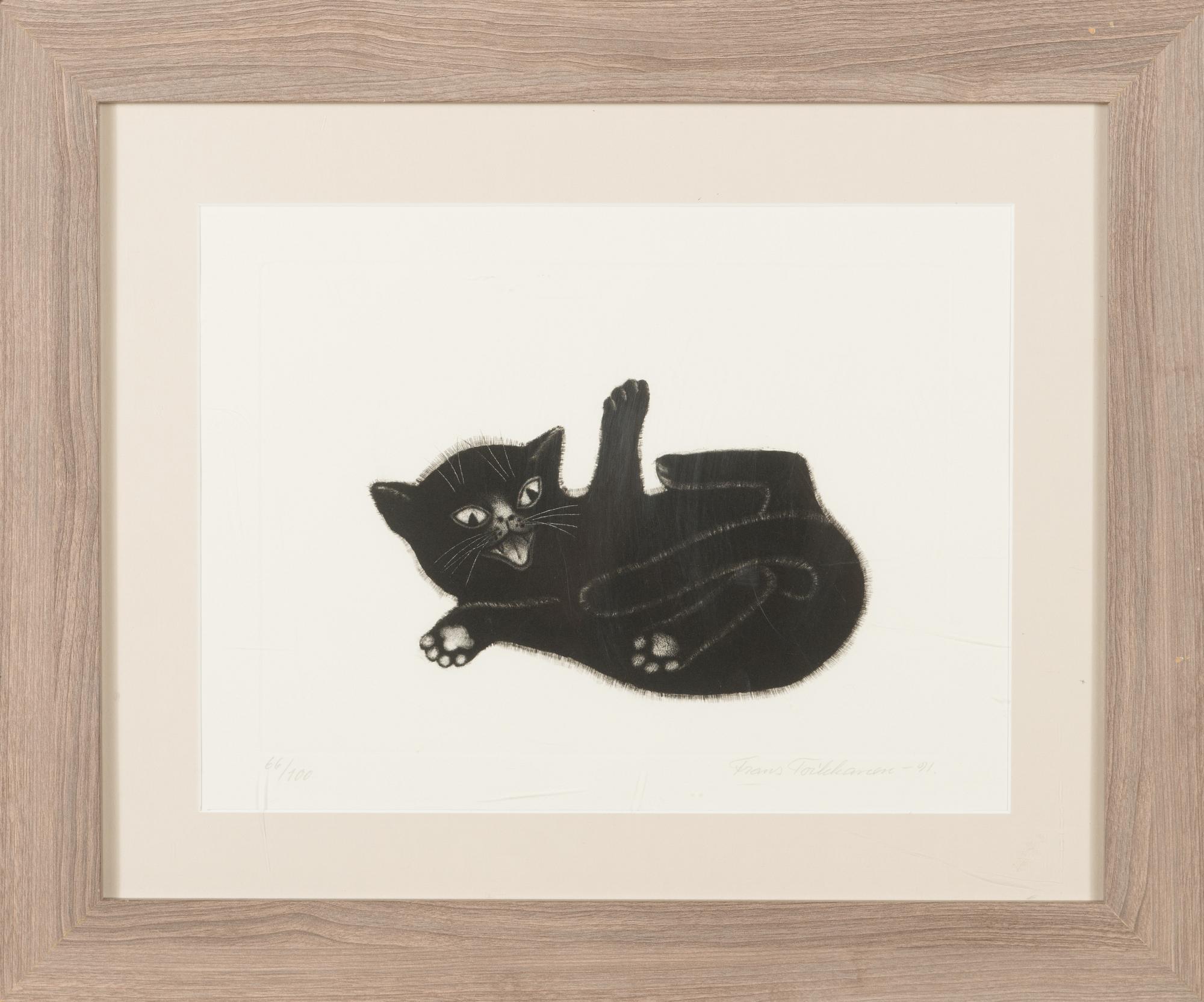 Frans Toikkanen, etching, signed and dated -91, numbered 66/100.